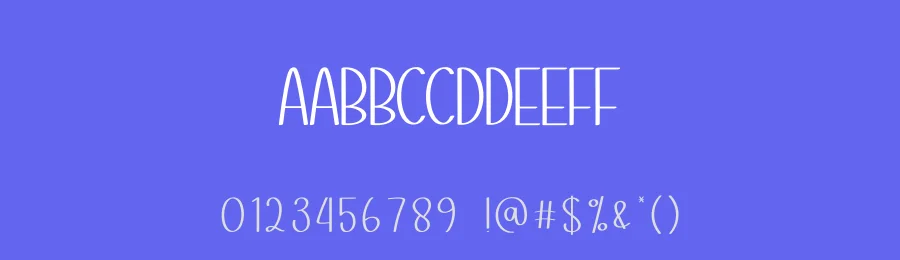 Simple Handmade Display Typeface by creativeletter — Display Font — thumbnail 3