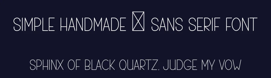 Simple Handmade – Sans Serif Font by freshtypeink — Display Font — thumbnail 2
