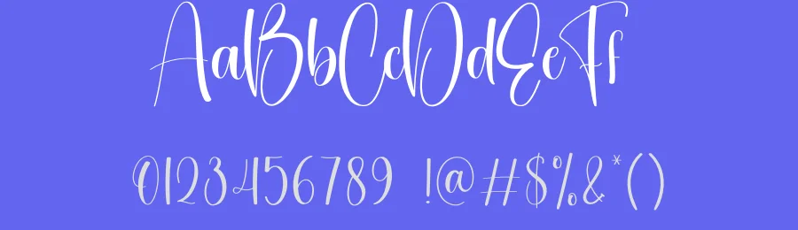 Simple Handmade Script Font by creativeletter — Script Handwritten Font — thumbnail 3