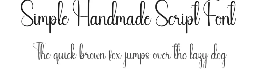 Simple Handmade Script Font by andikastudio — Script Handwritten Font