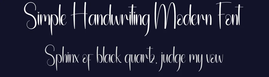 Simple Handwriting Modern Font by andikastudio — Display Font — thumbnail 2