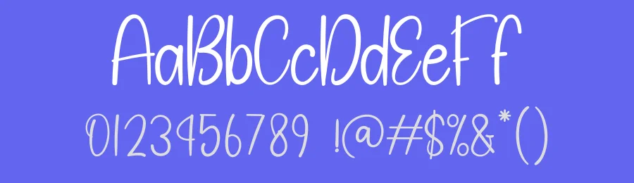 Simple Handwritten Font by creativeletter — Script Handwritten Font — thumbnail 3