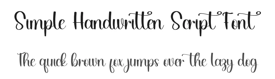 Simple Handwritten Script Font by inermediaSTUDIO — Script Handwritten Font