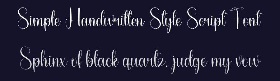 Simple Handwritten Style Script Font by andikastudio — Script Handwritten Font — thumbnail 2