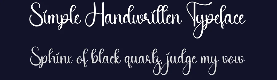 Simple Handwritten Typeface by andikastudio — Script Handwritten Font — thumbnail 2