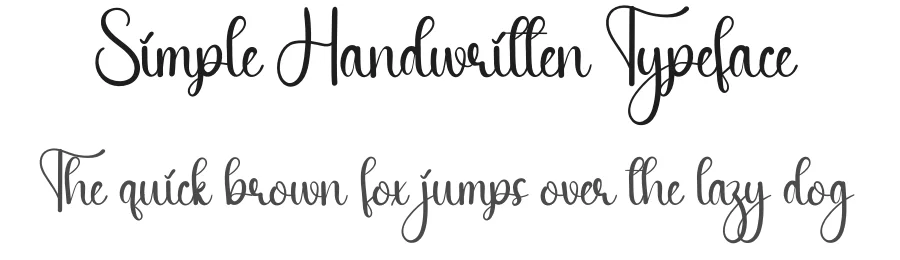 Simple Handwritten Typeface by andikastudio — Script Handwritten Font