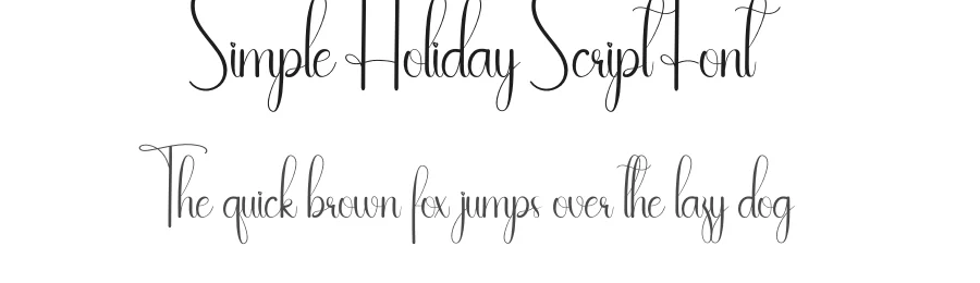 Simple Holiday Script Font by andikastudio — Script Handwritten Font