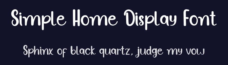Simple Home Display Font by inermediaSTUDIO — Display Font — thumbnail 2