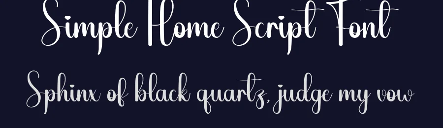 Simple Home Script Font by creativeletter — Script Handwritten Font — thumbnail 2
