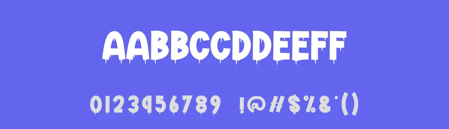 Simple Horor Display Font by creativeletter — Display Font — thumbnail 3