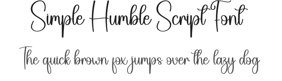 Simple Humble Script Font by andikastudio — Script Handwritten Font