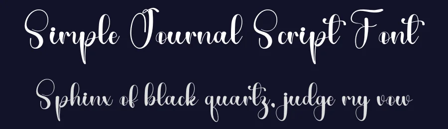 Simple Journal Script Font by freshtypeink — Display Font — thumbnail 2