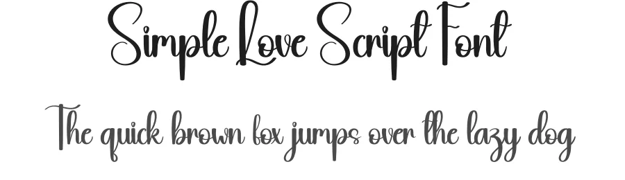 Simple Love Script Font by andikastudio — Script Handwritten Font