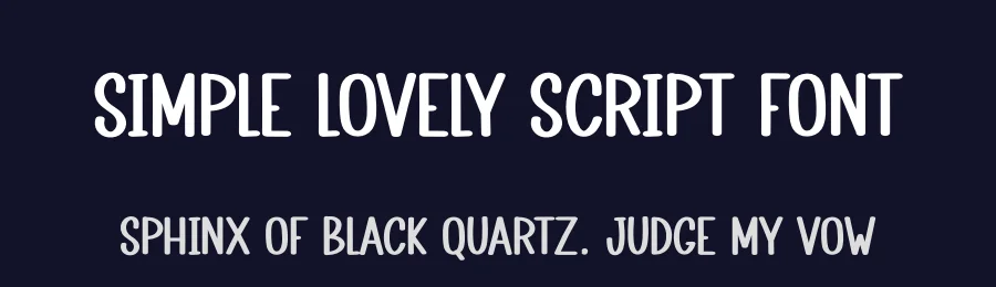 Simple Lovely Script Font by creativeletter — Display Font — thumbnail 2
