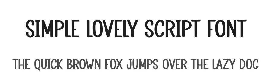 Simple Lovely Script Font by creativeletter — Display Font