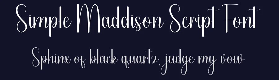 Simple Maddison Script Font by andikastudio — Script Handwritten Font — thumbnail 2