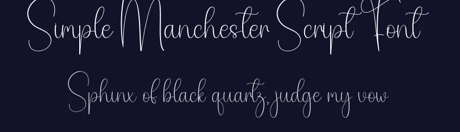 Simple Manchester Script Font by creativeletter — Script Handwritten Font — thumbnail 2