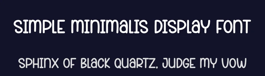 Simple Minimalis Display Font by creativeletter — Script Handwritten Font — thumbnail 2