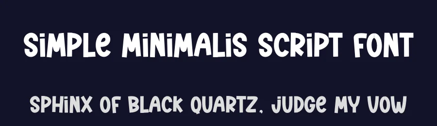 Simple Minimalis Script Font by creativeletter — Display Font — thumbnail 2