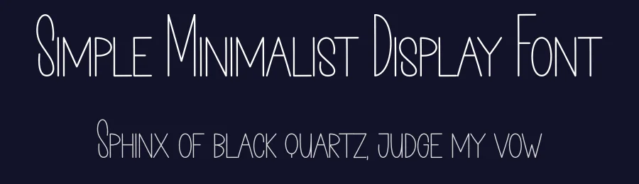 Simple Minimalist Display Font by creativeletter — Script Handwritten Font — thumbnail 2