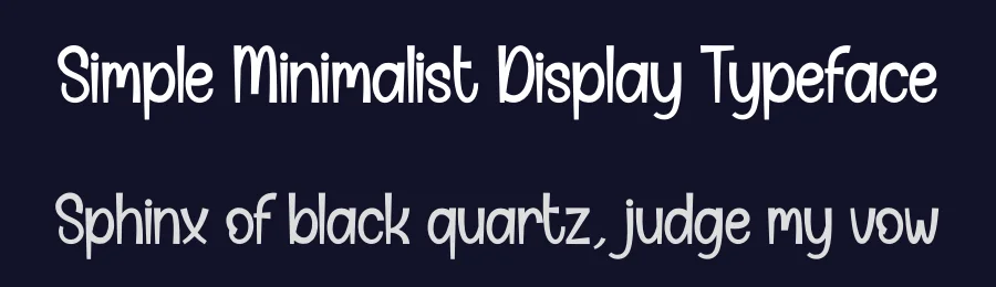 Simple Minimalist Display Typeface by creativeletter — Script Handwritten Font — thumbnail 2