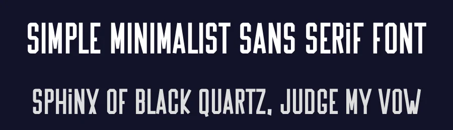 SImple MInImalIst Sans Serif Font by freshtypeink — Display Font — thumbnail 2