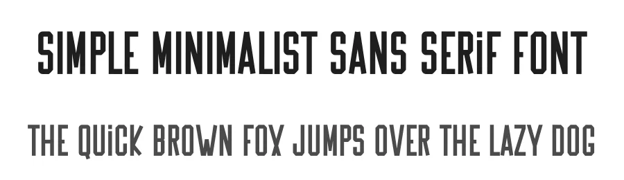 SImple MInImalIst Sans Serif Font by freshtypeink — Display Font