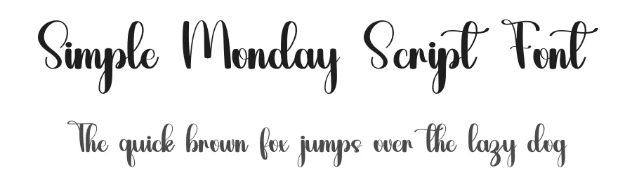 Simple Monday Script Font by inermediaSTUDIO — Script Handwritten Font