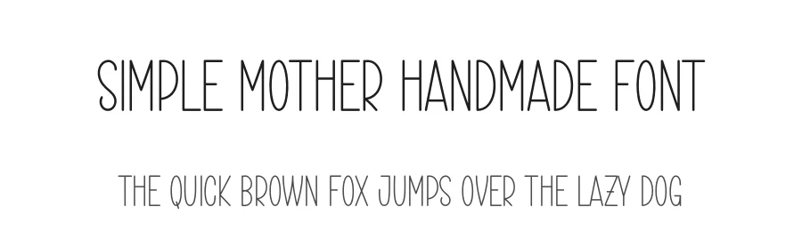 Simple Mother Handmade Font by andikastudio β Display Font