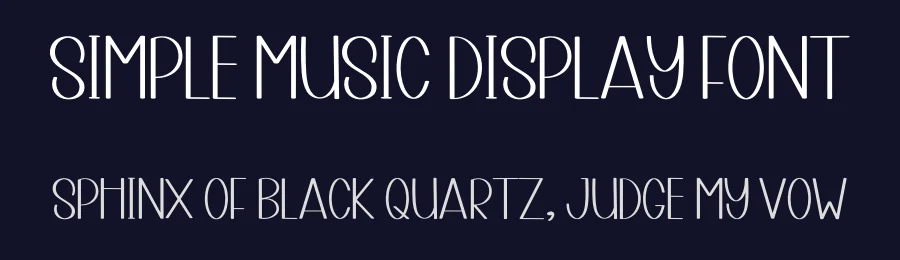 Simple Music Display Font by inermediaSTUDIO — Display Font — thumbnail 2