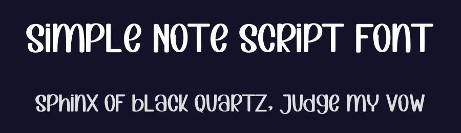 Simple Note Script Font by inermediaSTUDIO — Display Font — thumbnail 2