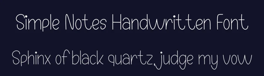 Simple Notes Handwritten Font by freshtypeink — Script Handwritten Font — thumbnail 2