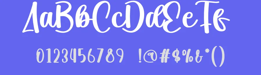 Simple Ornament Calligraphy Font by creativeletter — Script Handwritten Font — thumbnail 3