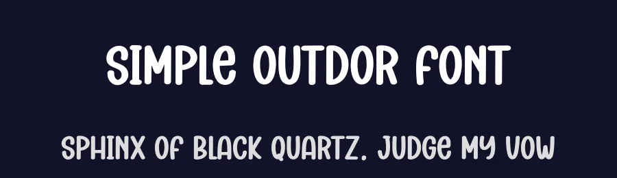 Simple Outdor Font by creativeletter — Script Handwritten Font — thumbnail 2