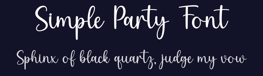 Simple Party Font by DN Creative — Script Handwritten Font — thumbnail 2