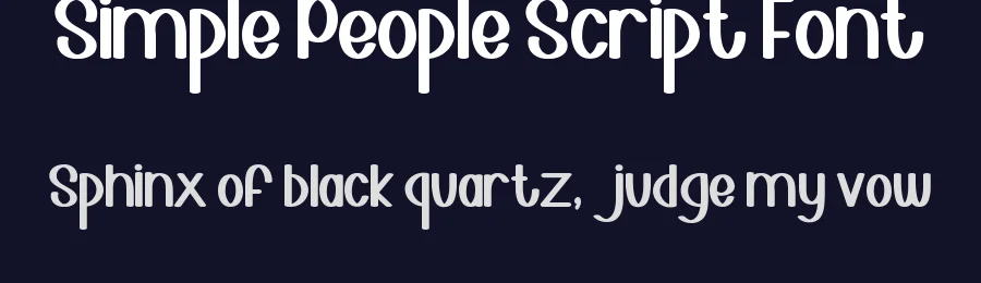 Simple People Script Font by inermediaSTUDIO — Display Font — thumbnail 2