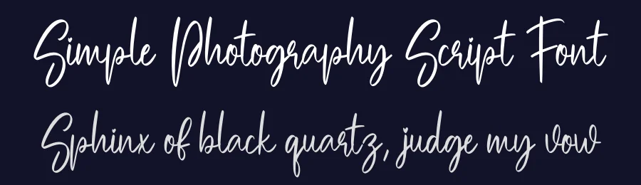 Simple Photography Script Font by creativeletter — Script Handwritten Font — thumbnail 2