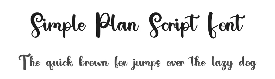 Simple Plan Script Font by inermediaSTUDIO — Script Handwritten Font
