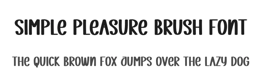 Simple Pleasure Brush Font by creativeletter — Script Handwritten Font