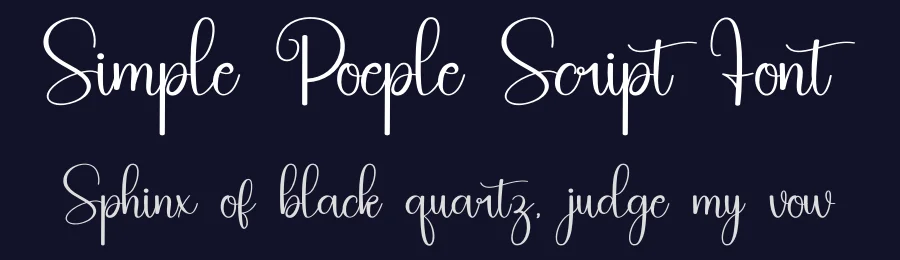 Simple Poeple Script Font by inermediaSTUDIO — Script Handwritten Font — thumbnail 2