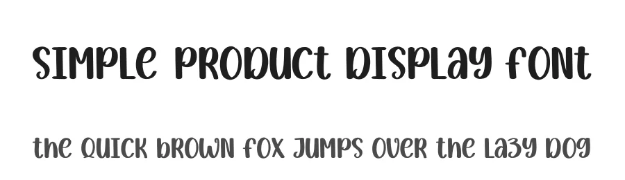 Simple Product Display Font by andikastudio — Script Handwritten Font