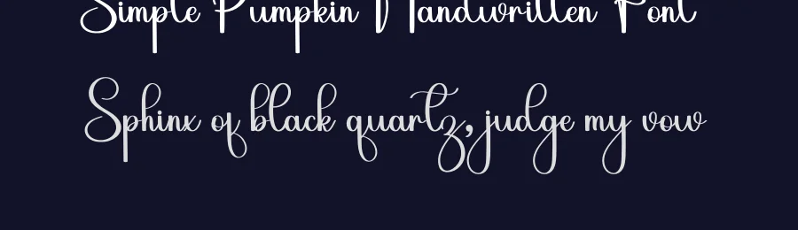Simple Pumpkin Handwritten Font by inermediaSTUDIO — Script Handwritten Font — thumbnail 2