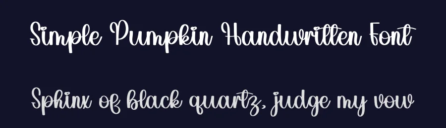 Simple Pumpkin Handwritten Font by inermediaSTUDIO — Script Handwritten Font — thumbnail 2
