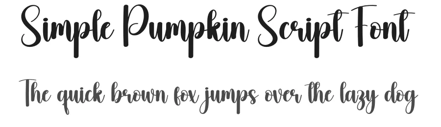 Simple Pumpkin Script Font by creativeletter — Script Handwritten Font