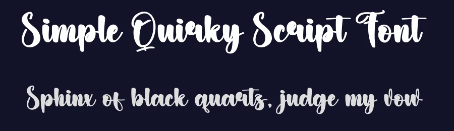 Simple Quirky Script Font by creativeletter — Script Handwritten Font — thumbnail 2