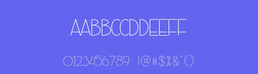 Simple Rainbow Font by creativeletter — Display Font — thumbnail 3