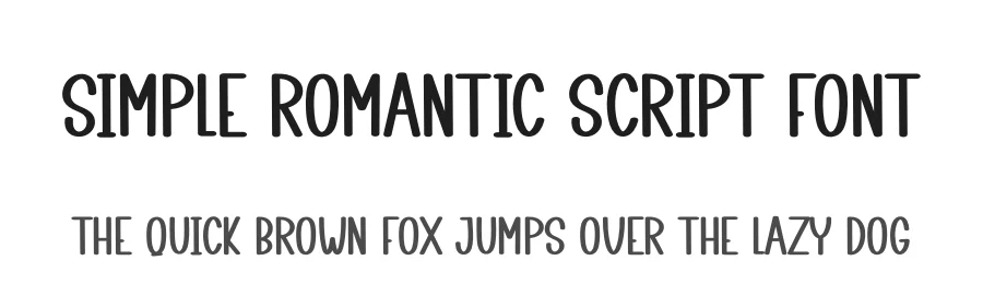 Simple Romantic Script Font by creativeletter — Display Font