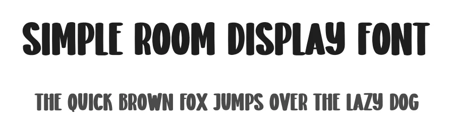 Simple Room Display Font by creativeletter — Display Font