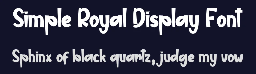 Simple Royal Display Font by creativeletter — Display Font — thumbnail 2
