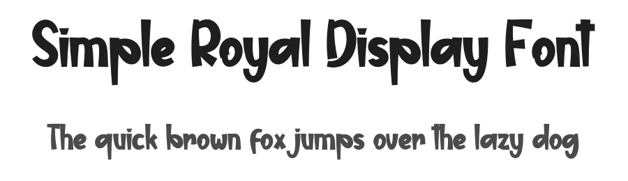 Simple Royal Display Font by creativeletter — Display Font